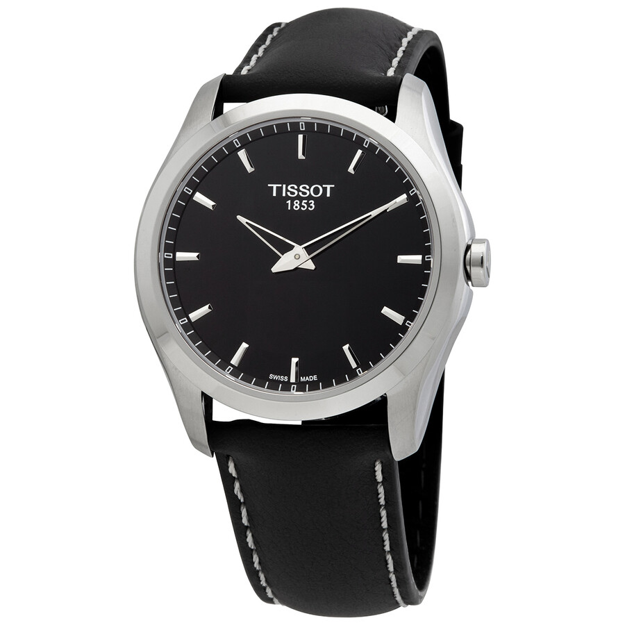 Tissotティソ デザイナー 石英 黒いこと文字盤 メンズウォッチ T0354461605102