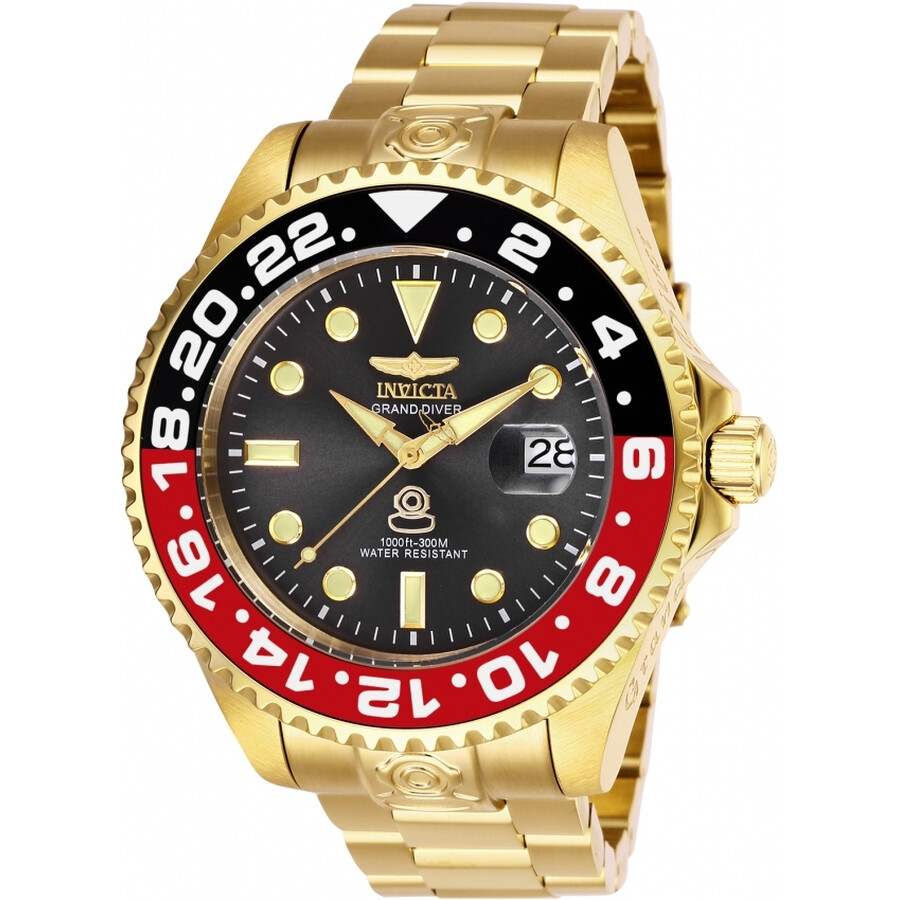 Invictaインビクタ Grand Diver 自動小銃一巻き 濃灰色 文字盤 コカコーラ ベゼル メンズ 御覧になる 27970