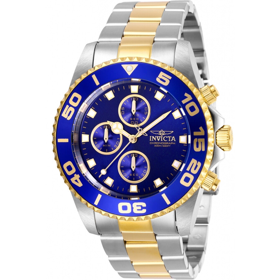 Invictaインビクタ Pro Diver クロノグラフ 石英 青碧 文字盤 メンズ 御覧になる 28692