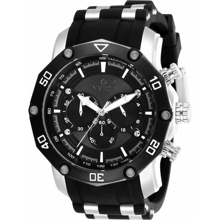 Invictaインビクタ Pro Diver クロノグラフ クォーツ ブラック ダイヤル メンズ ウォッチ 28753 18,270円