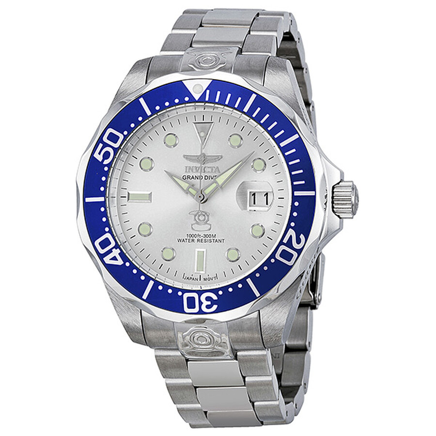 Invictaインビクタ Grand Diver シルバー ダイヤル メンズ ウォッチ 3046