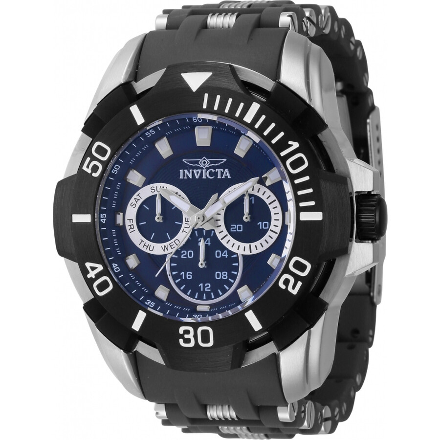Invictaインビクタ Sea Spider GMT デイト 石英 青碧 文字盤 メンズ 御覧になる 44122