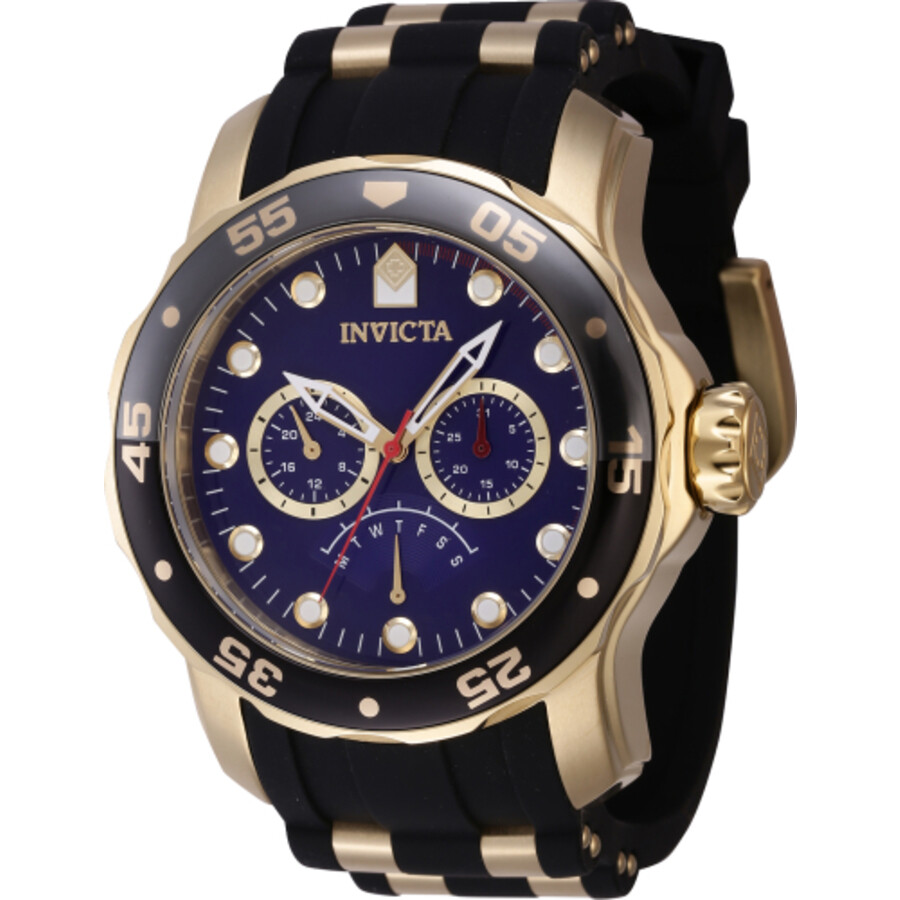Invictaインビクタ Pro Diver GMT レトログラード 石英 青碧 文字盤 メンズ ウオッチ 46965