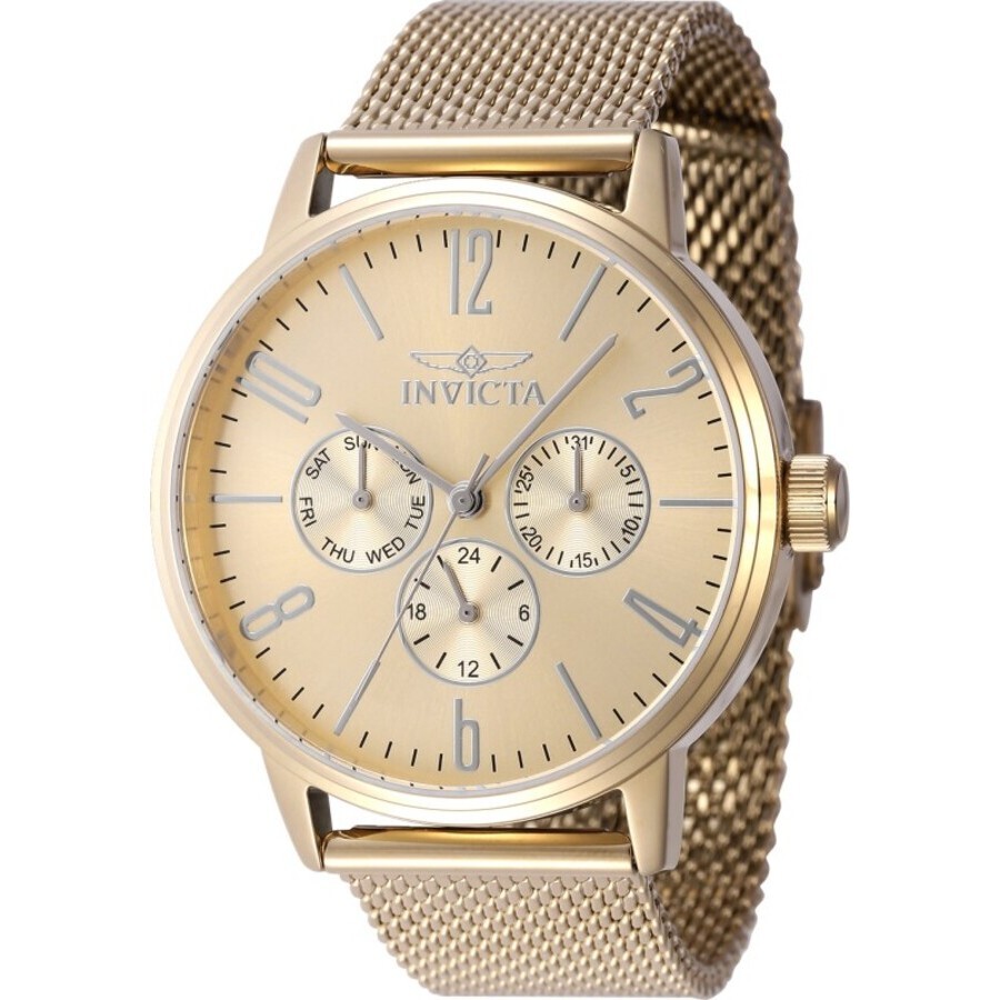 【楽天市場】Invictaインビクタ Specialty Store Exclusive クォーツ ゴールド ダイヤル レディース ウォッチ ...