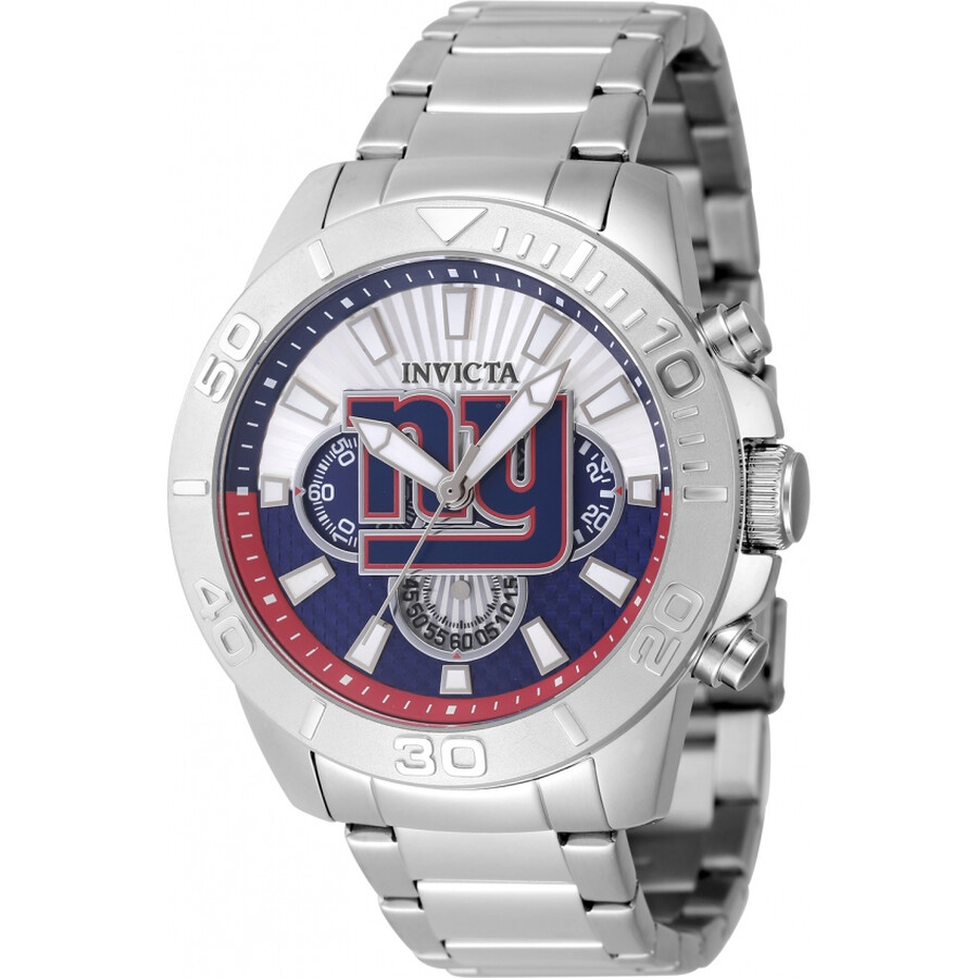 Invictaインビクタ NFL ニューヨーク州 ジャイアンツ クロノグラフ GMT 石英 メンズ ウオッチ 47938