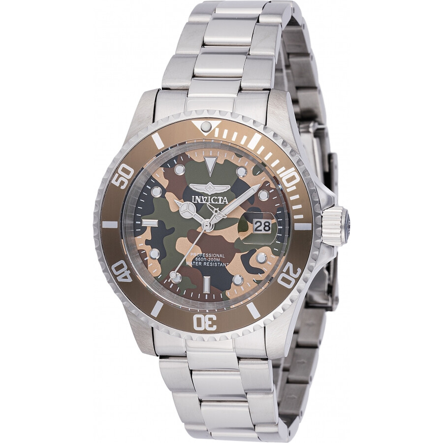 Invictaインビクタ Pro Diver Camo Series 化けの皮 文字盤 石英 メンズ ウオッチ 48567