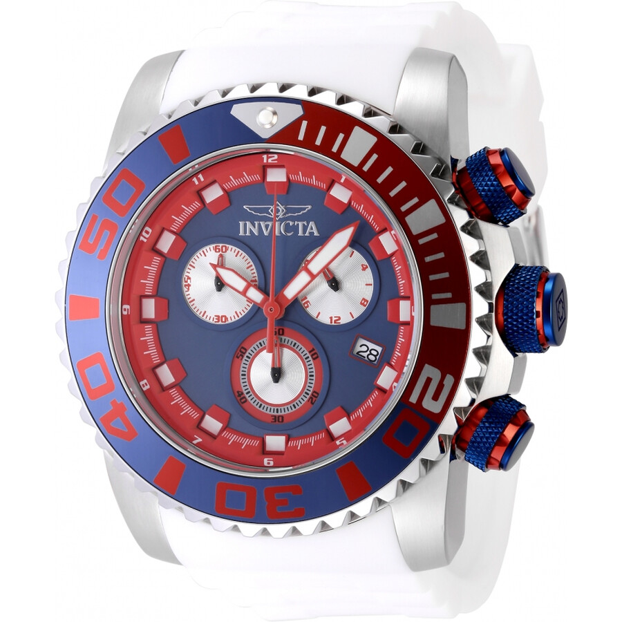 Invictaインビクタ Sea Hunter クロノグラフ GMT 石英 青碧 文字盤 メンズ 御覧になる 48989