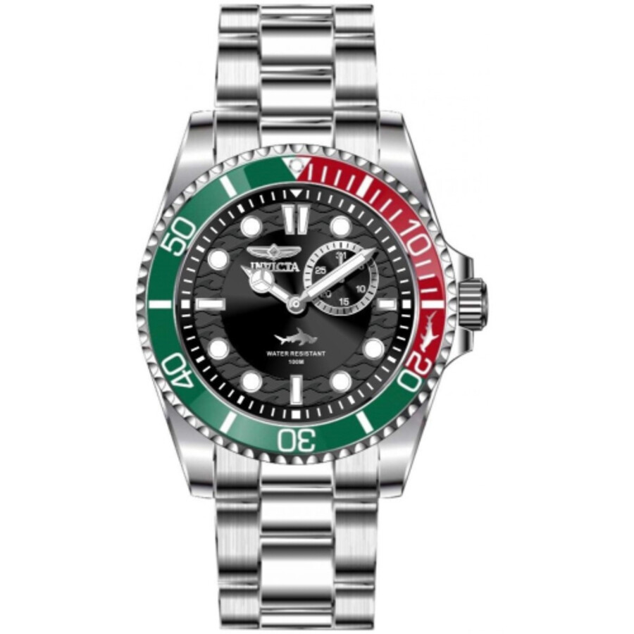 Invictaインビクタ Pro Diver 石英 黒いこと 文字盤 メンズ ご覧なさる 49272