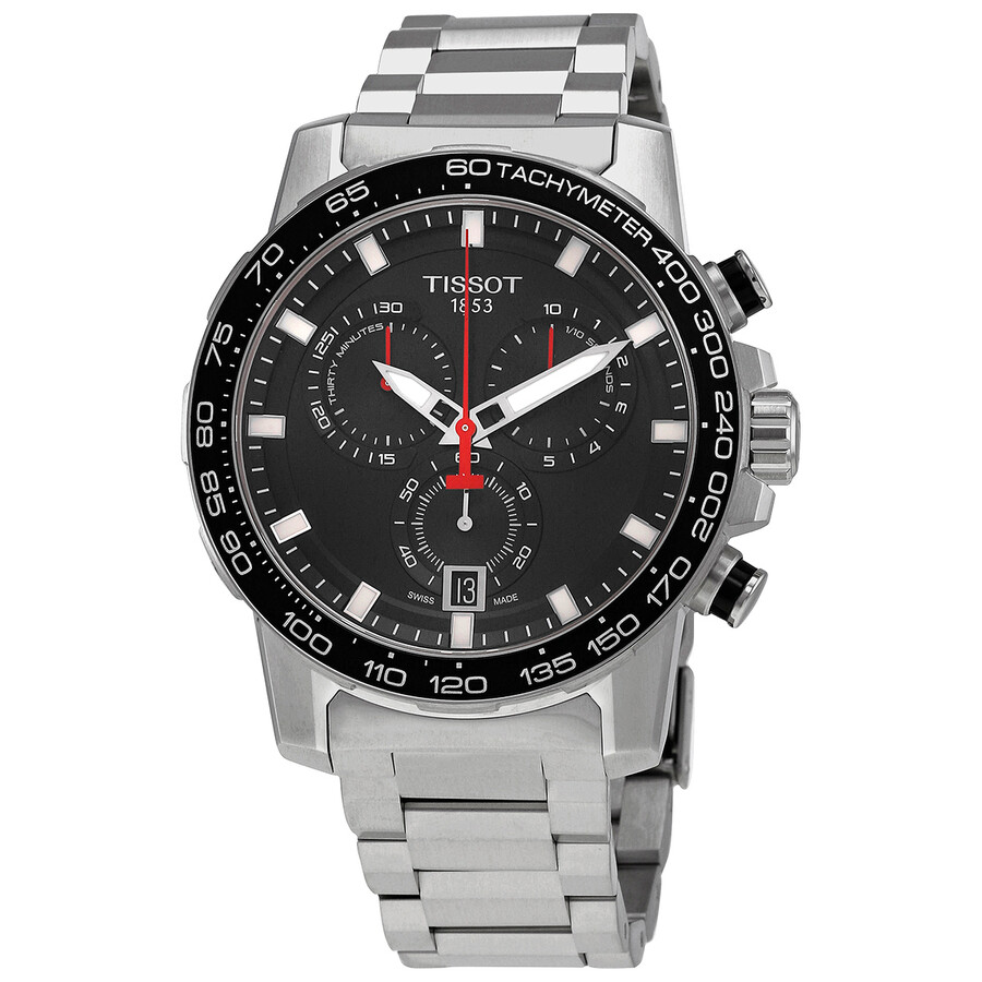 Tissotティソ 百貨店運動競技 クロノグラフ 石英 黒いこと文字盤 メンズウォッチ T125.617.11.051.00