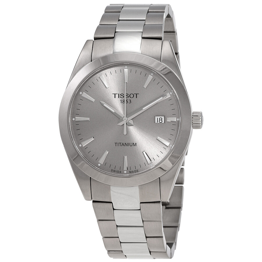 Tissotティソ T-古典派音楽 チタニウム 石英 薄墨色文字盤 メンズウォッチ T127.410.44.081.00