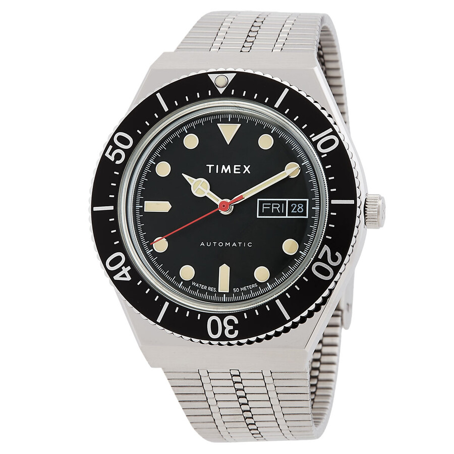 Timexタイメックス M79 オートマチック ブラックダイヤル ウォッチ TW2U78300V3