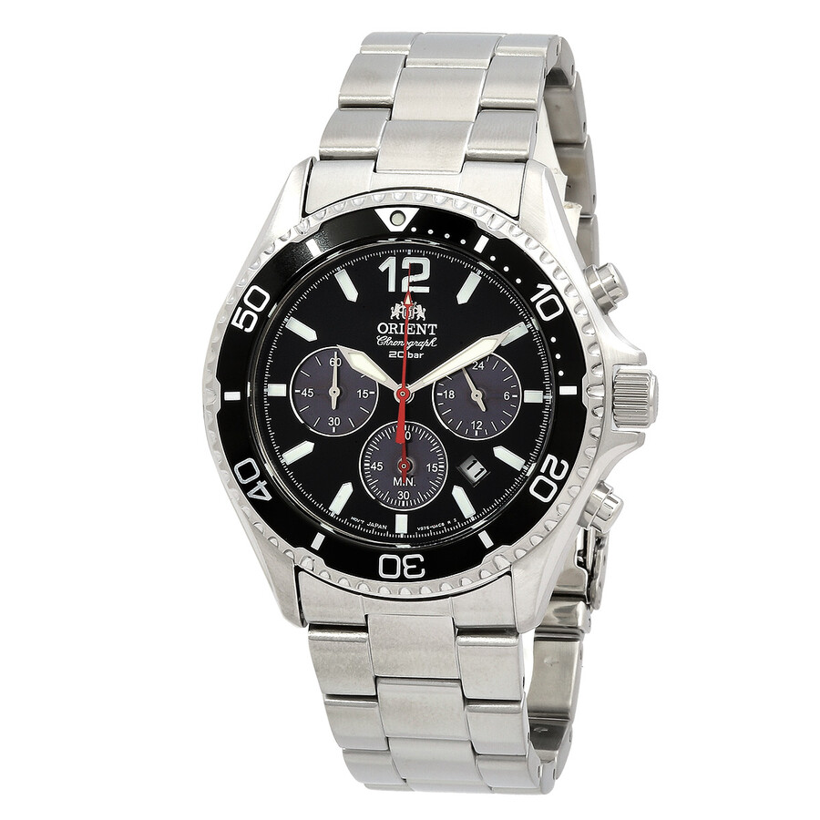 Sports ソーラー クロノグラフ ブラック メンズ RA-TX0202B10B Orient｜Basqueバスク