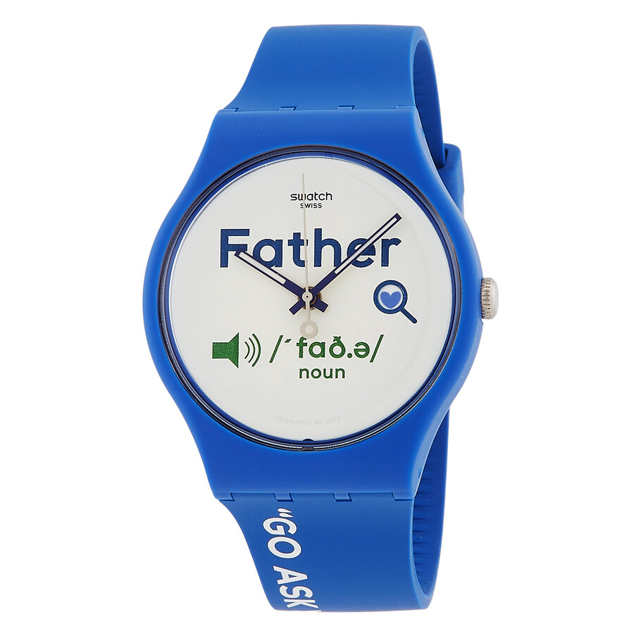 Fathers Day ファーザーズデイ 石英 白いこと メンズ SO29Z704 Swatch