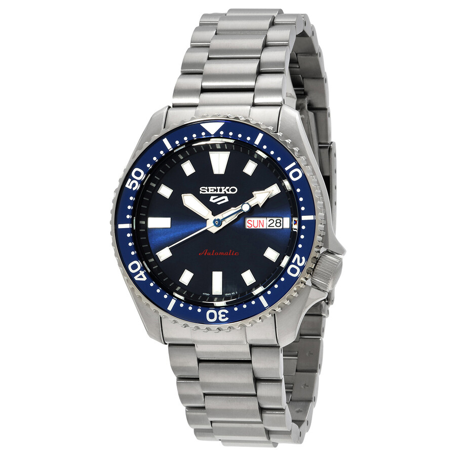Seikoセイコー逆インポート 5 Sports SKX 運動競技 自動小銃一巻き 青碧 メンズ SRPL83K1 Seikoセイコー逆インポート