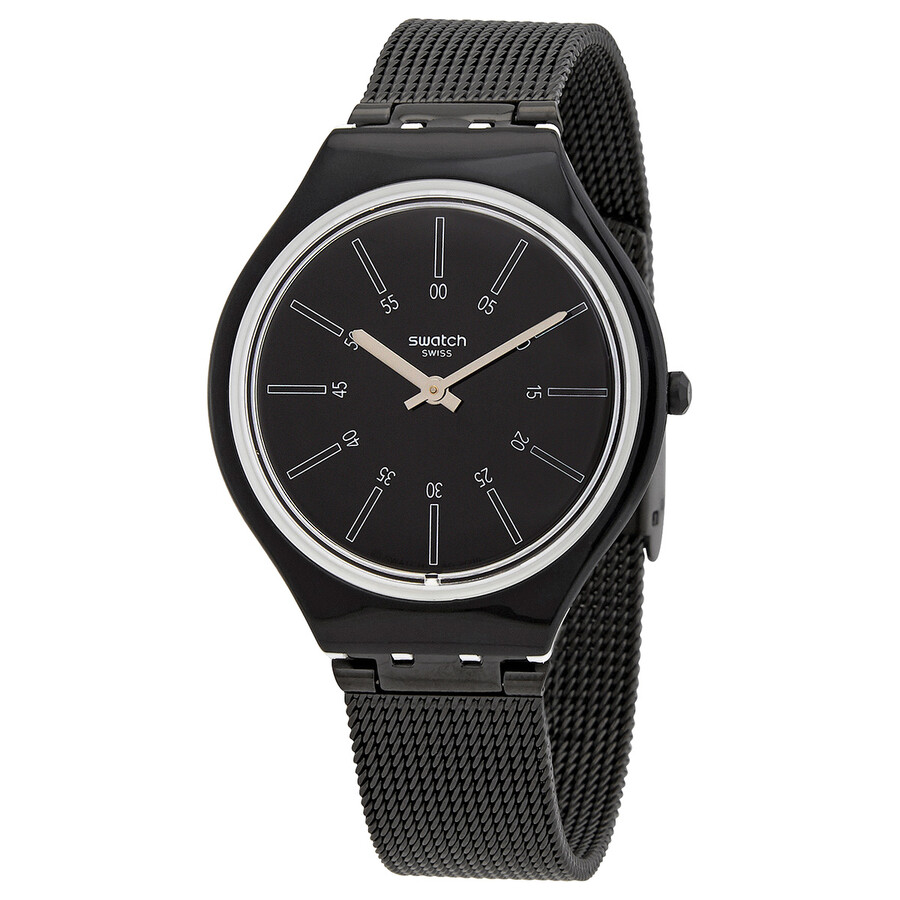Skinotte スキノッテ 石英 黒いこと レディース SVOB100M Swatch