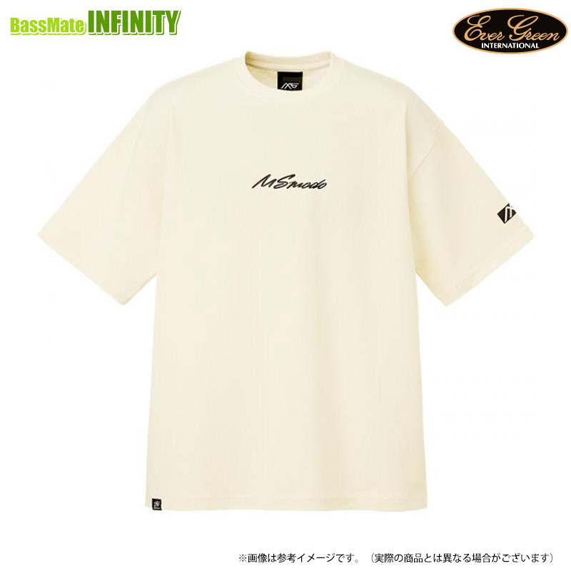 ●エバーグリーン EVERGREEN　MS-modo マグナムウェイトビッグTシャツ ナチュラル 【メール便配送可】 【まとめ送料割】