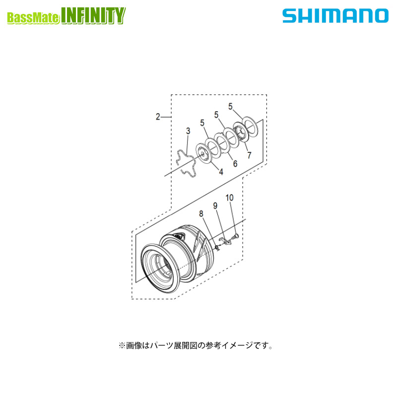 ●シマノ　24 ストラディック SW 4000XG (047380)用 純正標準スプール (パーツ品番145TA)　【キャンセル及び返品不可商品】 楽天市場】○シマノ 24 ストラディック SW 4000XG (047380)用 純正標準