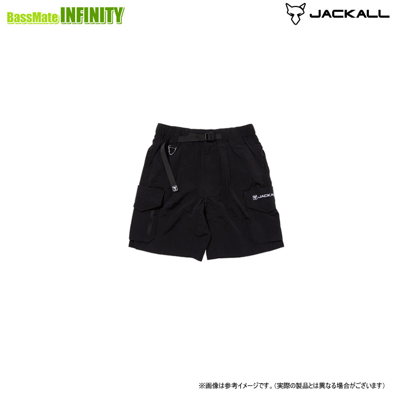 ジャッカル　フィールドカーゴショーツ (ブラック) 【まとめ送料割】 【メール便配送可】