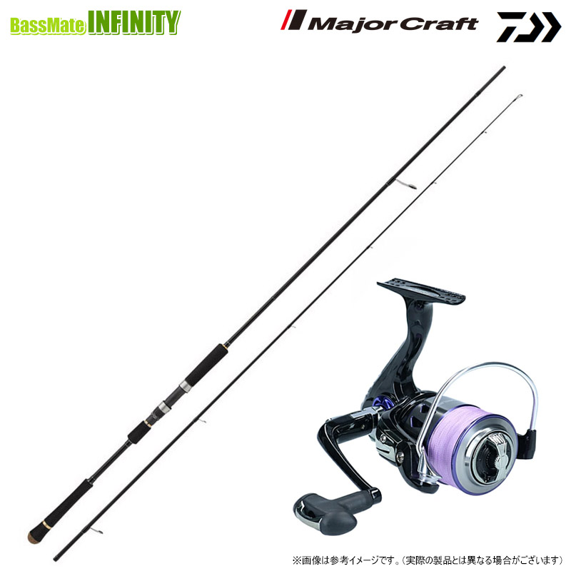【PE2号-200m糸付】【ライトショアジギング入門セット】【今ならジグ1個プレゼント】●メジャークラフト　クロスライド 1G XR1-942ML/LSJ＋スポーツライン MS V-MAX 3520DX-PE｜釣具のバスメイトインフィニティ