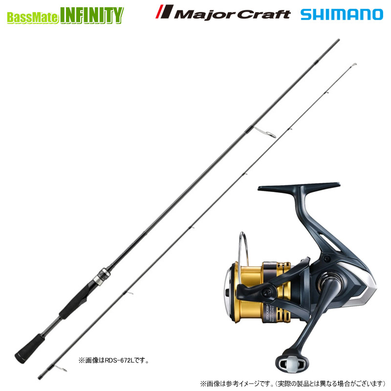 【バス釣り（スピニング）入門セット】●メジャークラフト　リ・デイズ RDS-622L＋シマノ　22 サハラ 2500SHG｜釣具のバスメイトインフィニティ