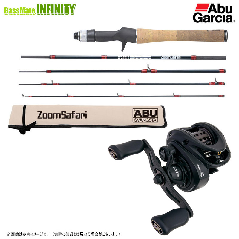 【トラウト（渓流）入門セット】●アブガルシア ズームサファリ ZMSC-565L＋アブガルシア　ロキサーニ BC BF7(右ハンドル)｜釣具のバスメイトインフィニティ