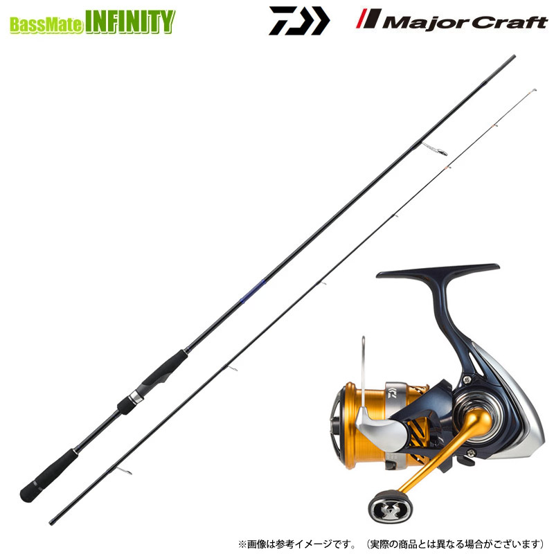 【チニング入門セット】●メジャークラフト　ソルパラ 黒鯛 SPKD-762ML/S＋ダイワ　24 レブロス LT2500S-XH
