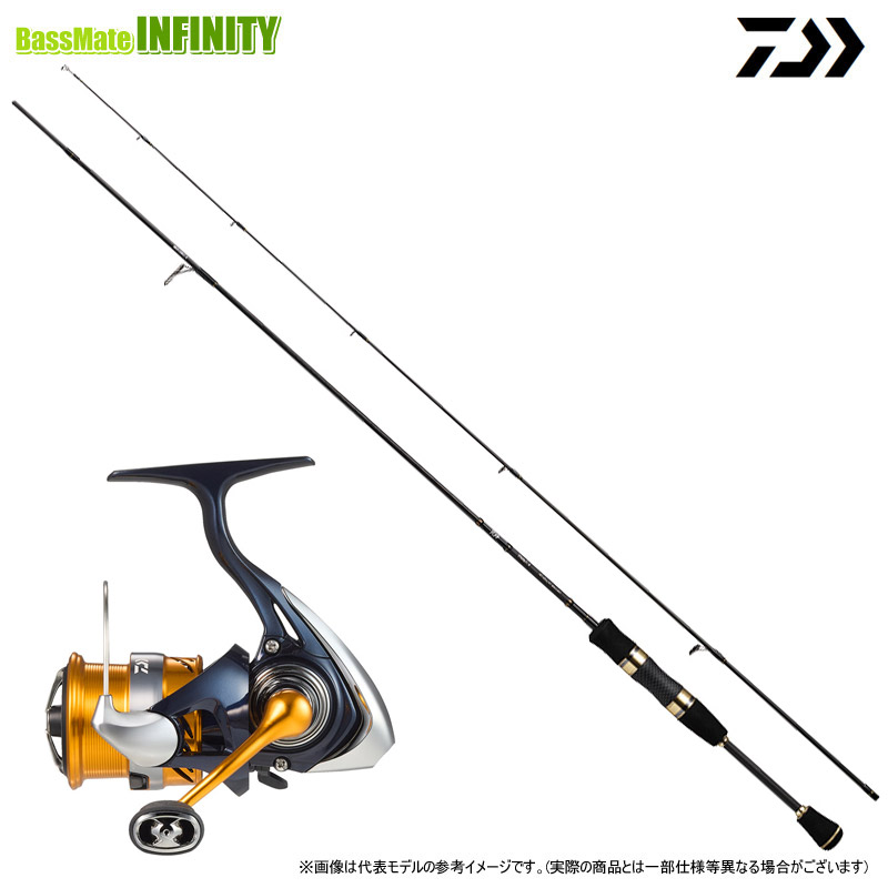 【トラウト(管理釣り場)入門セット】●ダイワ　21 トラウトX AT 60L・N＋ダイワ　24 レブロス LT2000S