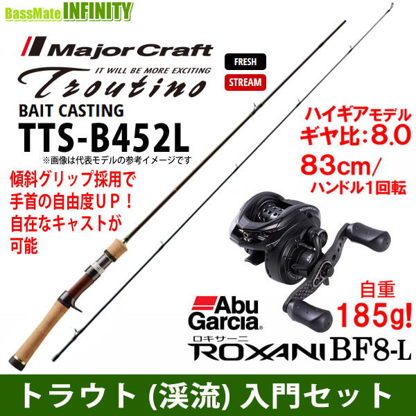 ネット限定 トラウト 渓流 入門セット メジャークラフト ファインテール Ftx B46 505ul アブガルシア Abu ロキサーニ Bf8 右ハンドル トラウトロッド Sutevalle Org