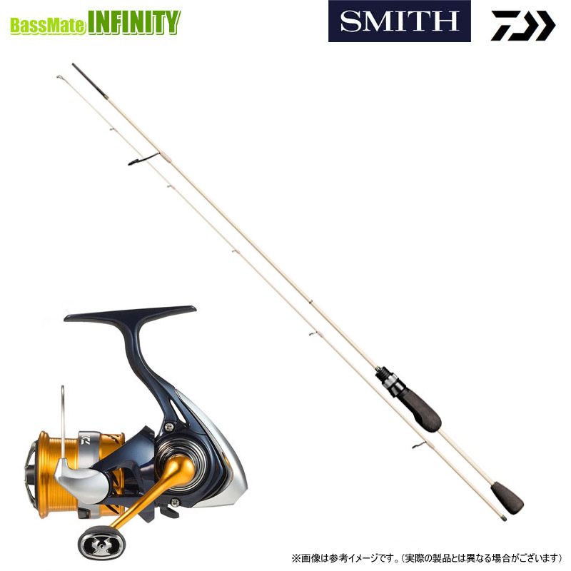 【送料無料】【エリアトラウト(管理釣り場)入門セット】●スミス SMITH　T-エリアファン TAF-54UL ヒノキ＋ダイワ　24 レブロス LT2000S