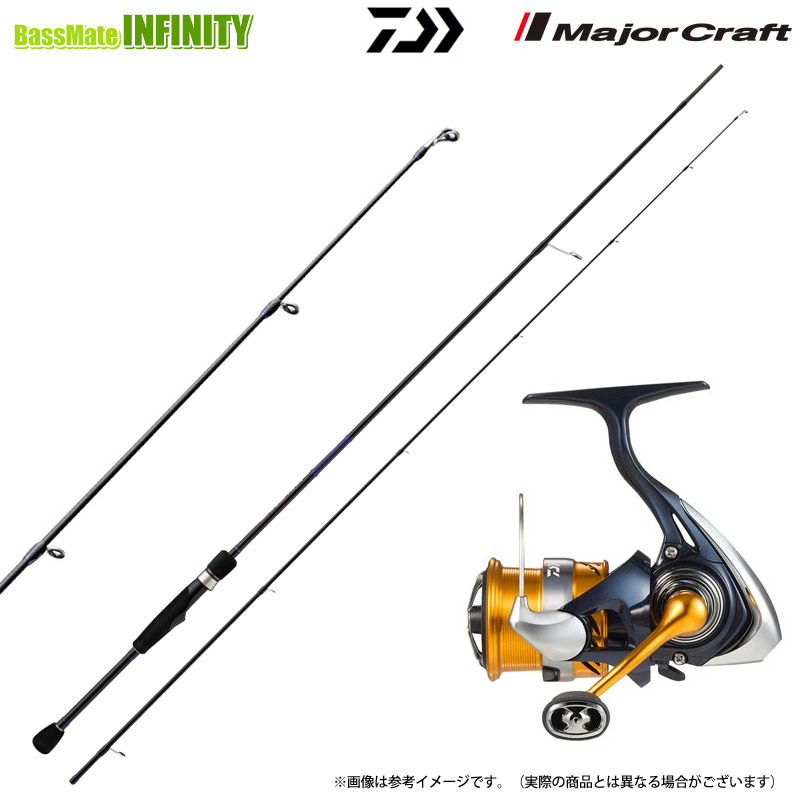 【メバル入門セット】●メジャークラフト　NEW 25 ソルパラ SPRF-T732L ロックフィッシュ＋ダイワ　24 レブロス LT2000S