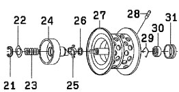 ●ダイワ　SS AIR8.1R(4960652940894)用 純正標準スプール (部品コード6Z022070)　【キャンセル及び返品不可商品】 【まとめ送料割】｜釣具のバスメイトインフィニティ 12,269円