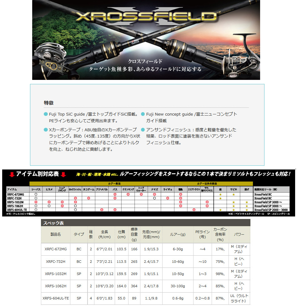 限定品 アブガルシア クロスフィールド Xrfc 732h ベイト 釣具のバスメイトインフィニティ ふるさと納税 Qchfoundation Ca