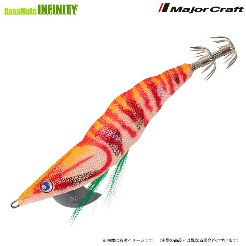 楽天市場】○メジャークラフト 餌木蔵 エギゾウ シュリンプ EGS-2.5号