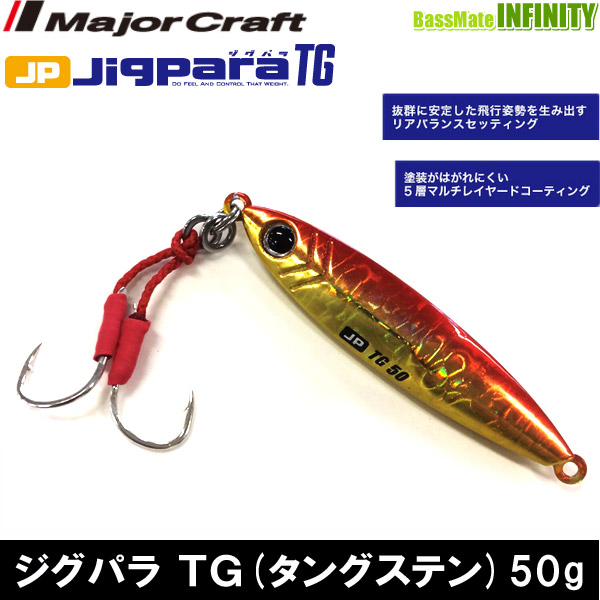 楽天市場】○メジャークラフト ジグパラ TG(タングステン) JPTG