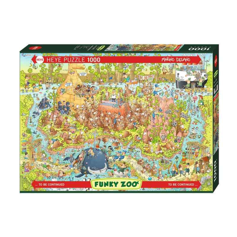 【楽天市場】1000ピース HEYE Puzzle・ヘイパズル 29870 Marino Degano : Funky Zoo ...