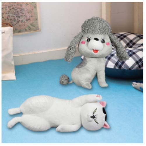 犬と猫どっちも飼ってると毎日たのしい じゃれあいBIGぬいぐるみ 全2種セット画像