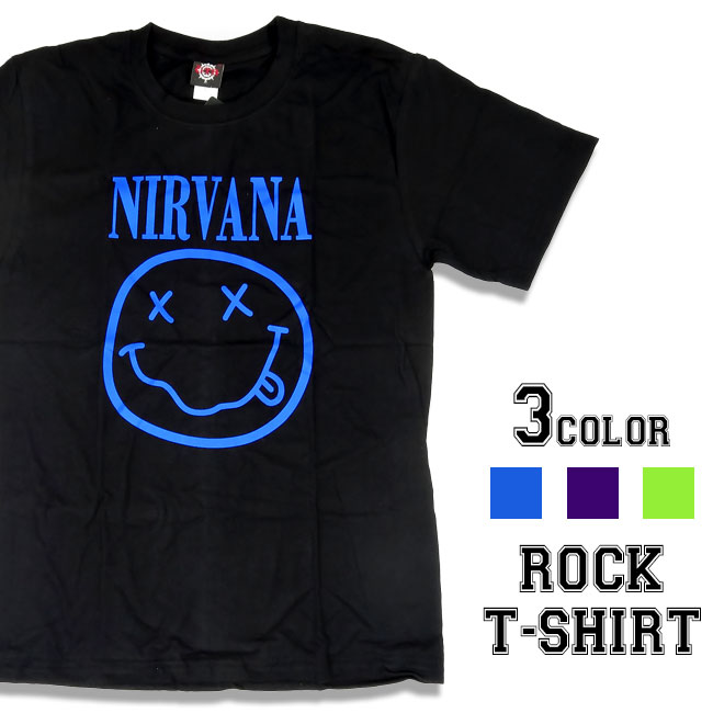 楽天市場】Nirvana Tシャツ ニルヴァーナ ニコちゃん Smile 半袖