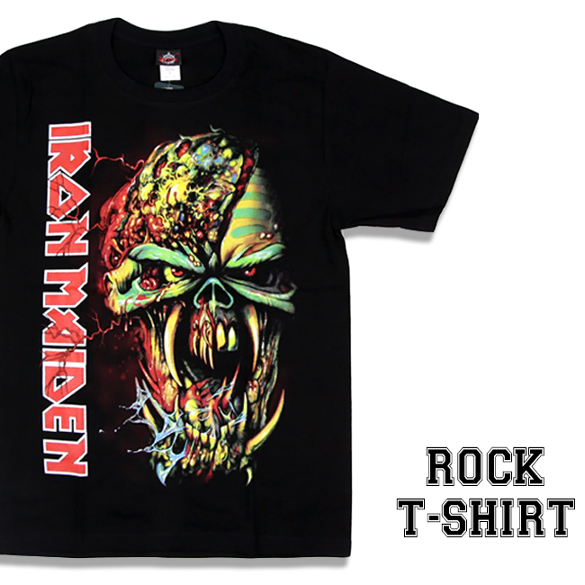 楽天市場 ロックtシャツ 半袖 Iron Maiden Tシャツ アイアンメイデン バンドtシャツ メンズ レディース パロディ Tシャツ おもしろ ロゴ 衣装 ダンス ミュージック ファッション Rock ブラック 黒 コットン 綿 100 春夏 夏物 おしゃれ Batagoras