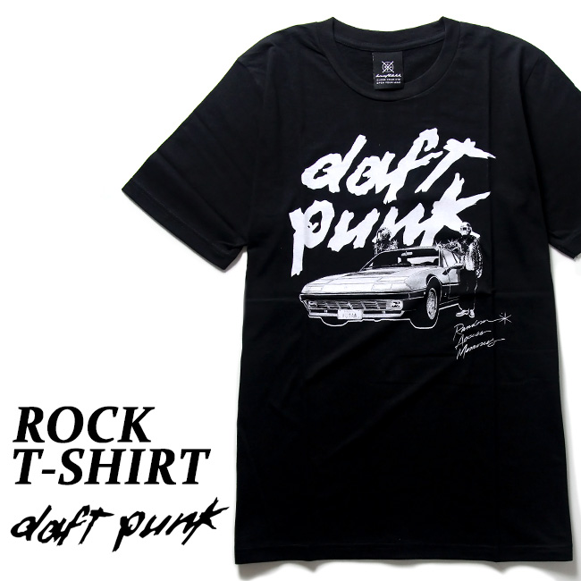 【楽天市場】Daft Punk Tシャツ ダフトパンク ロックTシャツ バンドTシャツ 半袖 メンズ レディース かっこいい バンT ロックT