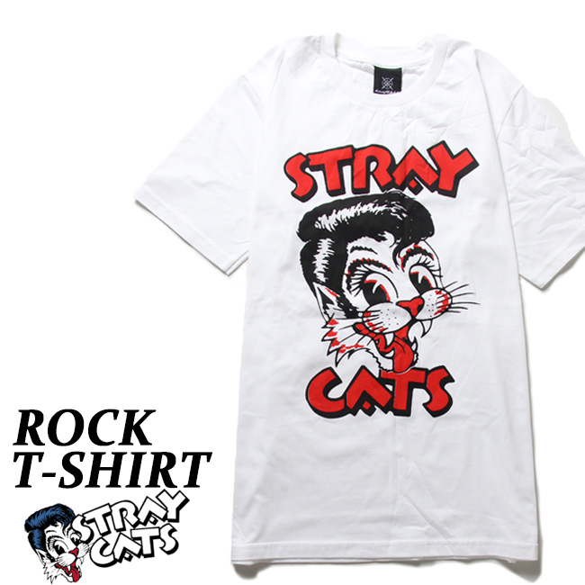 楽天市場】Stray Cats Tシャツ ストレイキャッツ ロックTシャツ バンド 