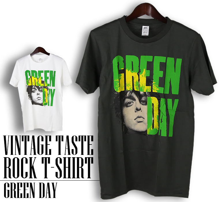 【楽天市場】ヴィンテージ風 Green Day Tシャツ グリーン デイ ロックTシャツ バンドTシャツ 半袖 メンズ レディース かっこいい