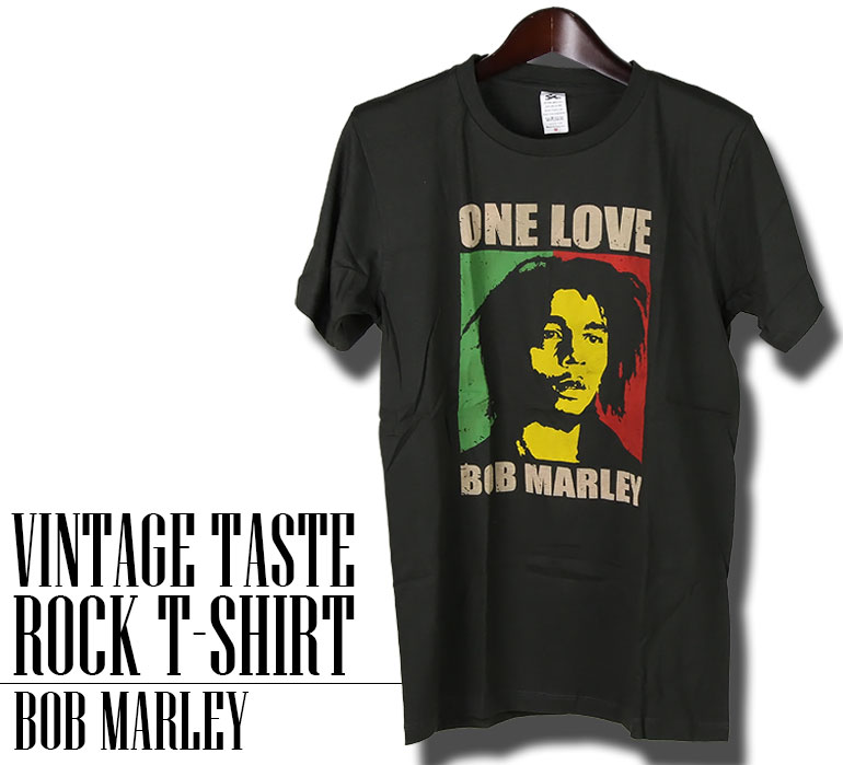 楽天市場 ヴィンテージ風 Bob Marley Tシャツ ボブ マーリー ロックtシャツ バンドtシャツ One Love メンズ レディース ロックt バンドt バンt ロゴ バンド ロゴt ダンス ミュージック ファッション ブラック ホワイト 黒 白 大きいサイズ コットン 綿 100 春夏 夏物