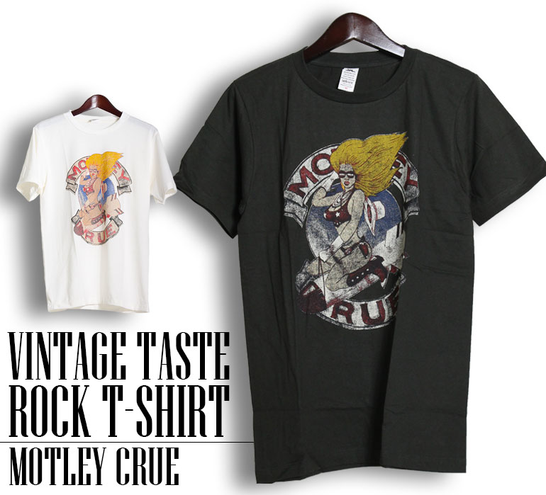 楽天市場】ヴィンテージ風 Motley Crue Tシャツ モトリークルー Girls