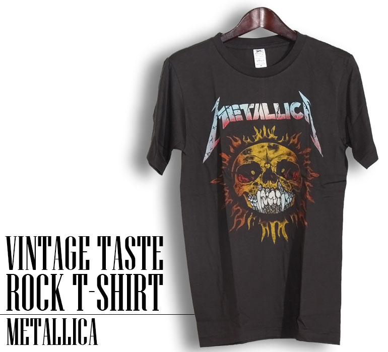 楽天市場】ヴィンテージ風 Metallica Tシャツ メタリカ Pushead Sun