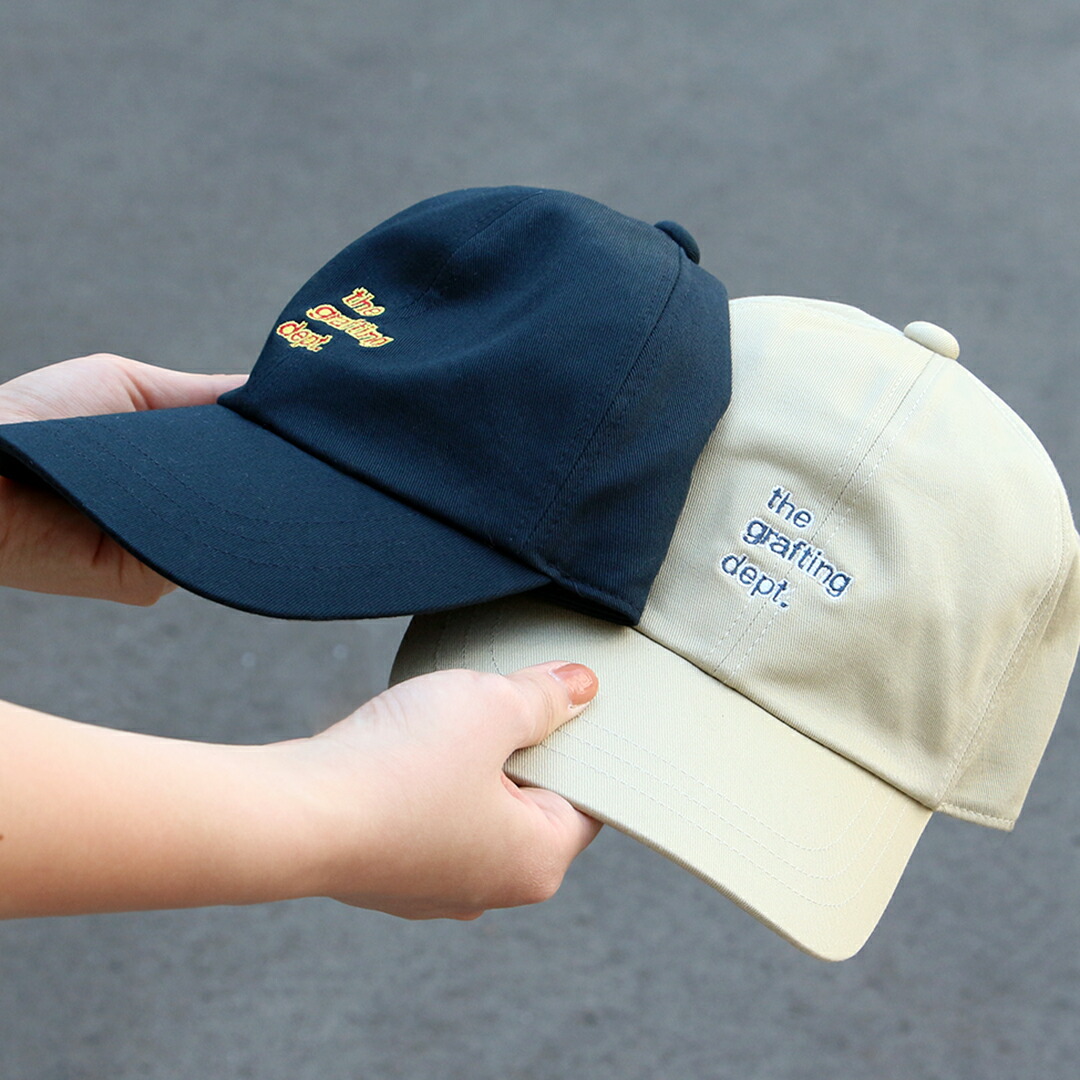 karin 6 Panel Cap The Grafting Dept. カリン 6 パネル キャップ ザ・グラフティング・デプト ロゴ キャップ アウトドア ローキャップ キャンプ 帽子 コットン デニム メンズ レディース ユニセックス