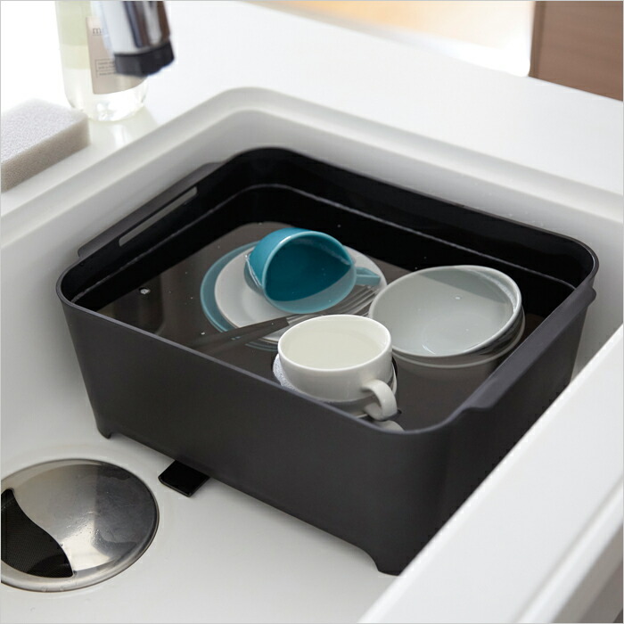 楽天市場 Tower 洗い桶 タワー つけ置き 消毒 除菌 漂白 アルコール シンク シンク上 食器洗い おけ ウォッシュタブ バケツ 台所 キッチン お皿 グラス 食器 排水 排水栓 排水口 水切り スクエア 四角 おしゃれ キッチン 雑貨 3591 3592