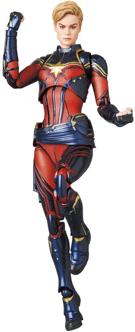 22年4月予約 Mafex マフェックス No 163 Captain Marvel キャプテン マーベル Endgame Ver 全高約150mm Bluewaterwells Com
