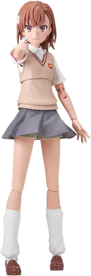 御坂美琴 プラモデル （角川 とある科学の超電磁砲T） KADOKAWA PLASTIC MODEL SERIES「とある科学の超電磁砲T」御坂