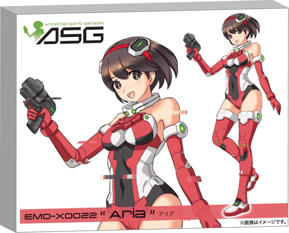 【2026年3月予約】A.S.G ガールズ EMO-X0022 “アリア” 1/12 プラモデル画像