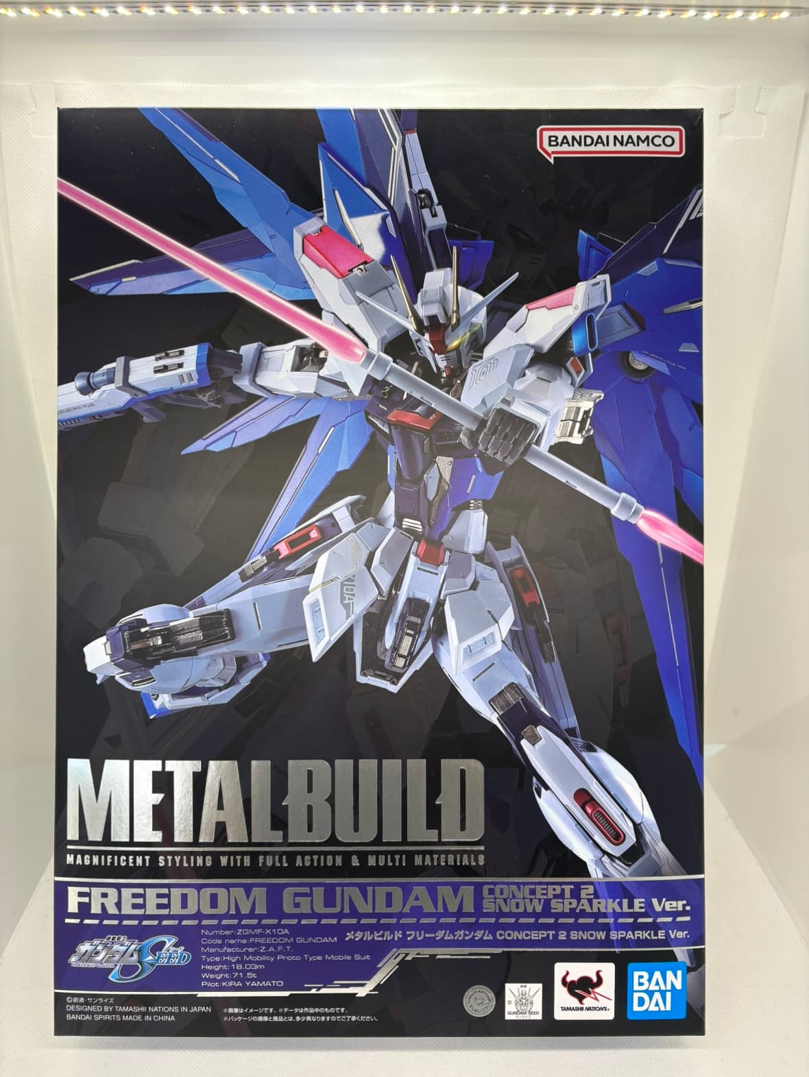 【中古】【メーカー輸送箱未開封】METAL BUILD フリーダムガンダム CONCEPT 2 SNOW SPARKLE Ver.